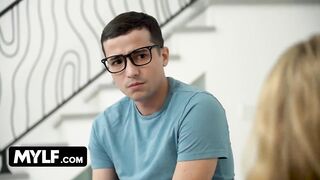 Concupiscent Teen Gets His Desire When His Step Mama Asks Him to Get Her Preggo