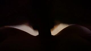 Her vagina sucks my weenie so worthy