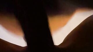 Her vagina sucks my weenie so worthy