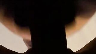 Her vagina sucks my weenie so worthy