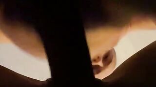 Her vagina sucks my weenie so worthy