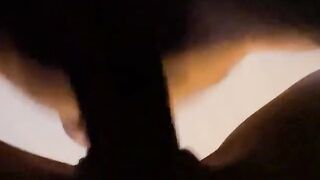 Her vagina sucks my weenie so worthy