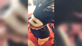 Wife Accepts Oral with Mask