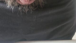 Pissing and showering