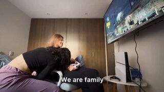 Lesbian babes having coarse sex