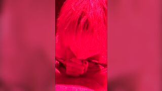 hawt rock gets cum on melons