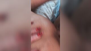 Glamorous Puerto Rican Taking It In Her Constricted anus