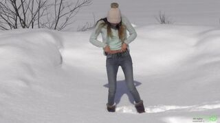 Winter Pee of Katya Clover