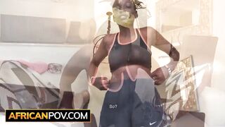 Breasty Black mother I'd like to fuck With Milky Breasts Gets Her Taut Pounded Raw POV By Hung Gringo