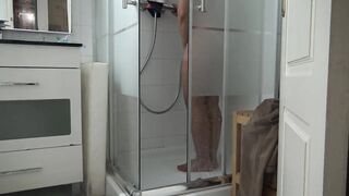 immoral voyeur stepson masturbates whilst watching his 65 year old stepmother