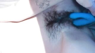 cumming with my fresh toy