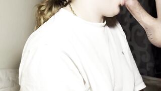 SUCKING HIS SHLONG AND GULP HIS YUMMY CUM AFTER WEEK OUT OF EVERY OTHER