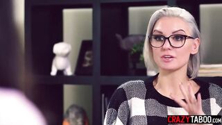 Hawt large breasts hottie and sexy mother I'd like to fuck lesbos enjoyed sexy cunt licking during 3some sex