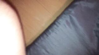 I just masturbated and filled my maid's face with cum