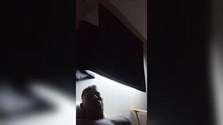 Inked up boy laying in daybed