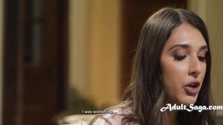 After Wifes Passing, That guy Makes Stepdaughter His PET - Aria Sloane