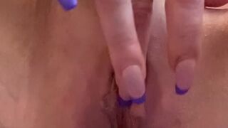 Masturbation with family behind the washroom door