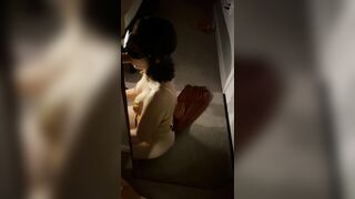 Princess Leia joins the darksome side and takes a saber in her throat and cunt to get a throatpie