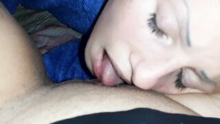 Whilst my girlfriend is eating my vagina, that babe's screwed from behind with a thong-on by our neighbour