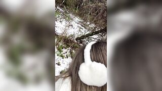 I provoke the tour coordinator and suck his knob in the snow