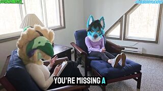 Getting My Cocked Milked By Therapist With Large Breasts And Obese Booty RAW!! [Yiff/Mursuit Porn]