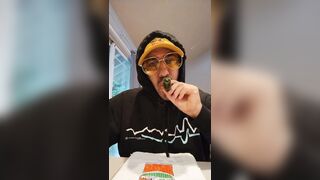 POV of Hawt Sauce CEO working from home