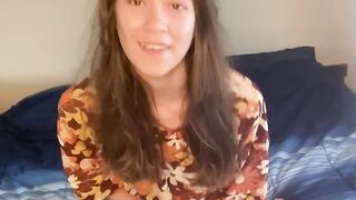 Barely Legal Brunette hair loves being watched OF: @alijonez_eighteen