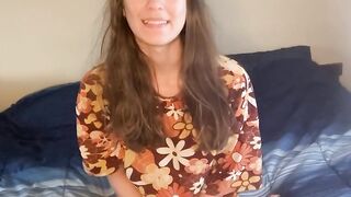 Barely Legal Brunette hair loves being watched OF: @alijonez_eighteen