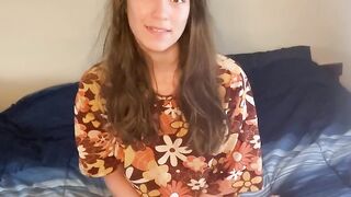 Barely Legal Brunette hair loves being watched OF: @alijonez_eighteen