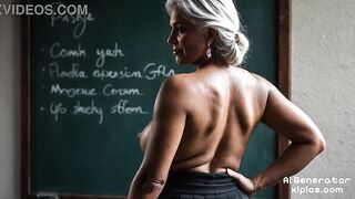 Large boobs and large butt Teacher desire that u bang her at school mother I'd like to fuck Teacher Porn Ai Generated