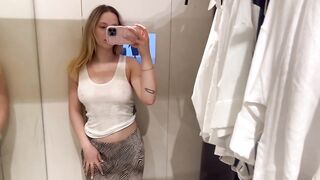 [4K] Exploring Transparent Clothing - ZARA try on haul - Try on Haul with Anastasia