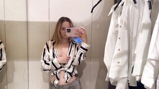 [4K] Exploring Transparent Clothing - ZARA try on haul - Try on Haul with Anastasia
