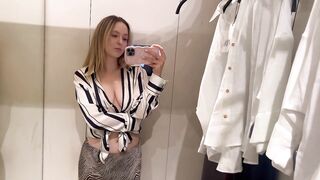 [4K] Exploring Transparent Clothing - ZARA try on haul - Try on Haul with Anastasia