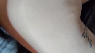 Amateur Teen Doggy position Creampie After Coarse Bang!