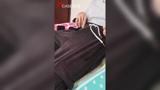 My step cousin gives me a oral-job whilst the family is downstairs.