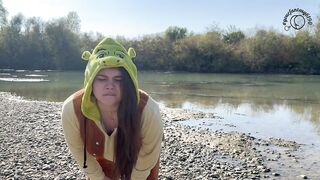 Ogre Gal Farting In The Woods