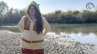 Ogre Gal Farting In The Woods