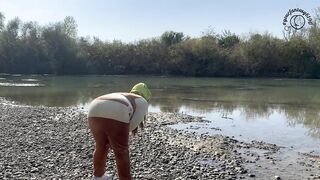 Ogre Gal Farting In The Woods