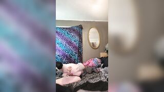 Redheaded ginger chick sucks her toy, then screws her butt going unfathomable anal