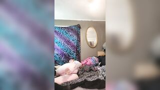 Redheaded ginger chick sucks her toy, then screws her butt going unfathomable anal