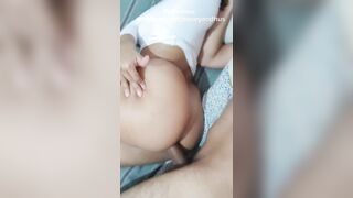 I devoured his knob with my booty