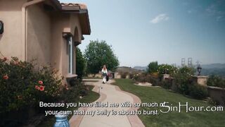 Preggo Teen Bitch Entreats for Greater amount!