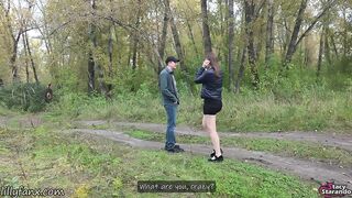 Social Experiment XXX: Random Stud Licks My Twat Outdoors