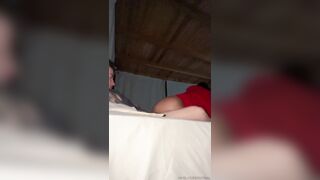 A wicked eighteen-year-old cutie loves to be banged out of a cock rubber and this happened…