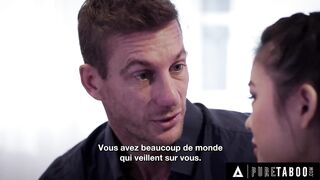 PURE TABOO Mourning Lonely Stepdaughter Lulu Chu ENTREATS Aged Neighbour To Ruin Her - FRENCH SUBTITLES