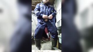 A discharged of sexy cum from a hard dick of a Russian homosexual!