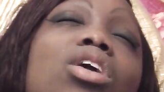 French Black Chick Showing of Her Taut Vagina