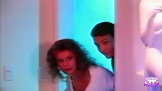 A Concupiscent Pair Is Having Steamy Sex and a Foxy Golden-haired Joined in a 3some.