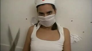 Old doctor screws a nurse