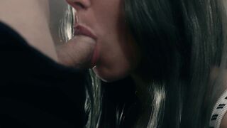 Finish in my throat darling - Oral job creampie
